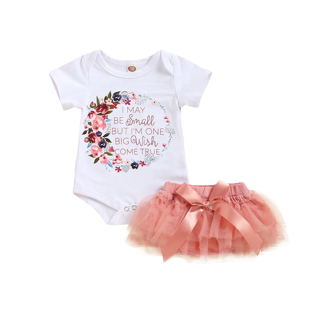 

Best-selling Cute Letter Toddler Baby Girl 2pcs Clothes Set