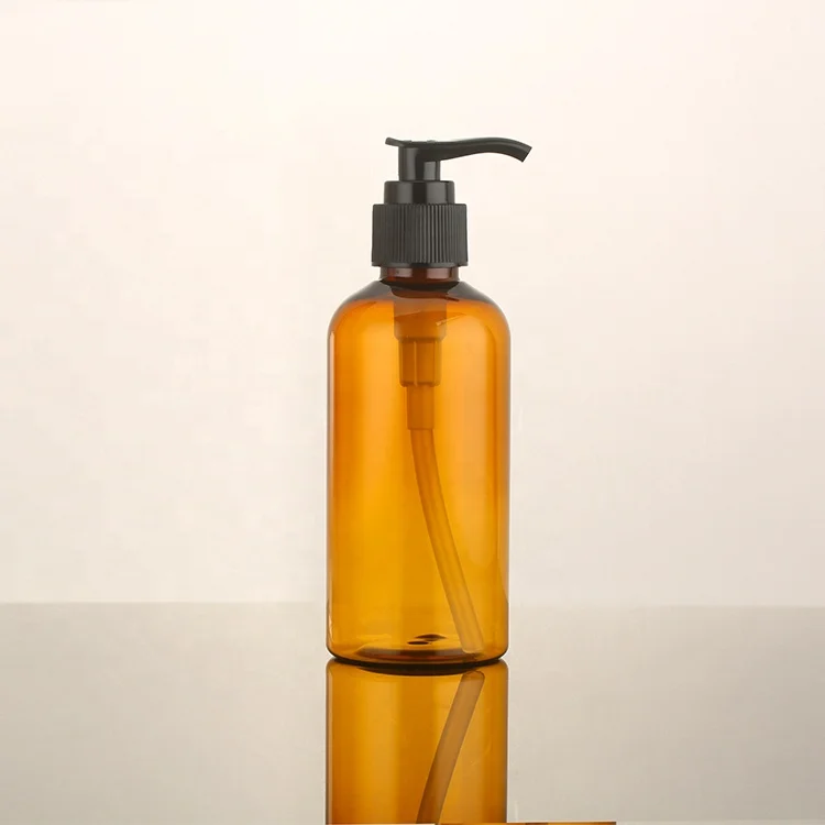 

Empty 100ml 200ml 300ml PET plastic lotion pump shampoo conditioner bottles cosmetic packaging