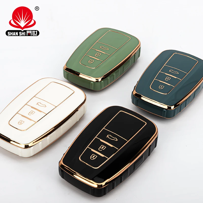 

Wholesale TPU smart three button Car Key Cover For Toyota Camry Prado IZOA