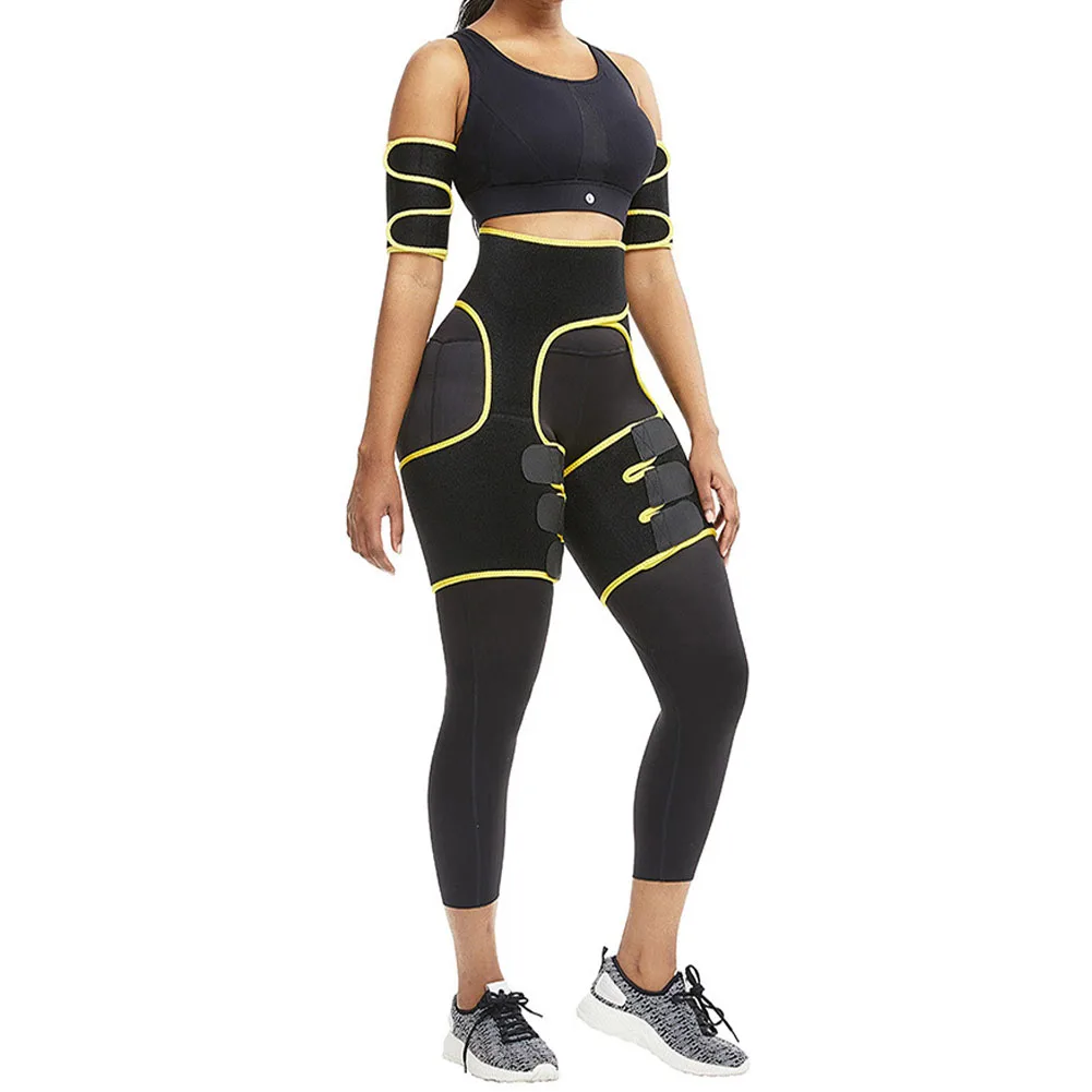 

Factory Price Women Thigh Waist Trainer Waist and Thigh Trimmer, Black