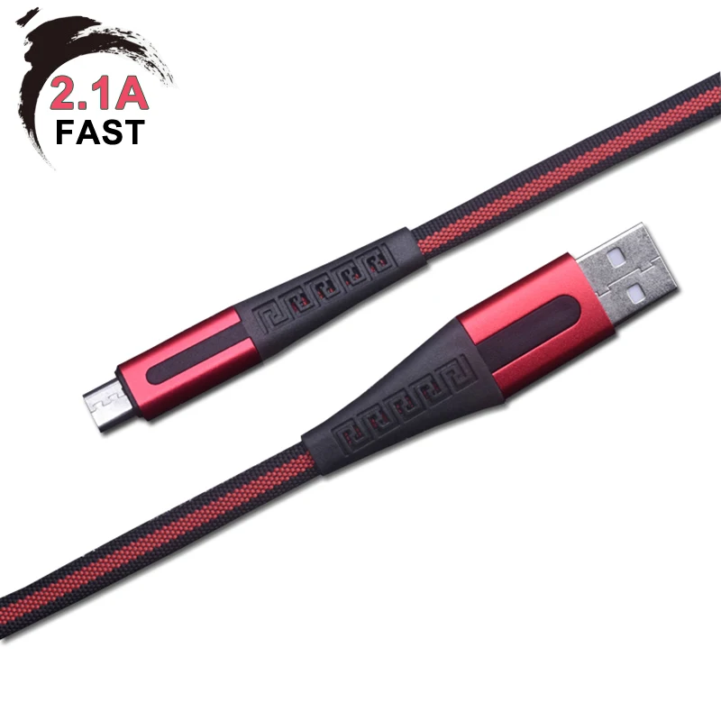 

2.4A Fast Charging Cable FLOVEME Basic Charging Line Micro USB Phone 1M Data Cable