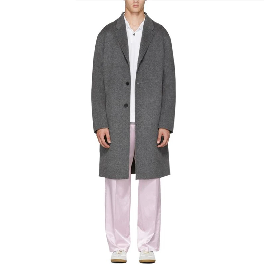 Winter Classic Wool Knee Length Warm Long Mens Coat For Men Buy Long