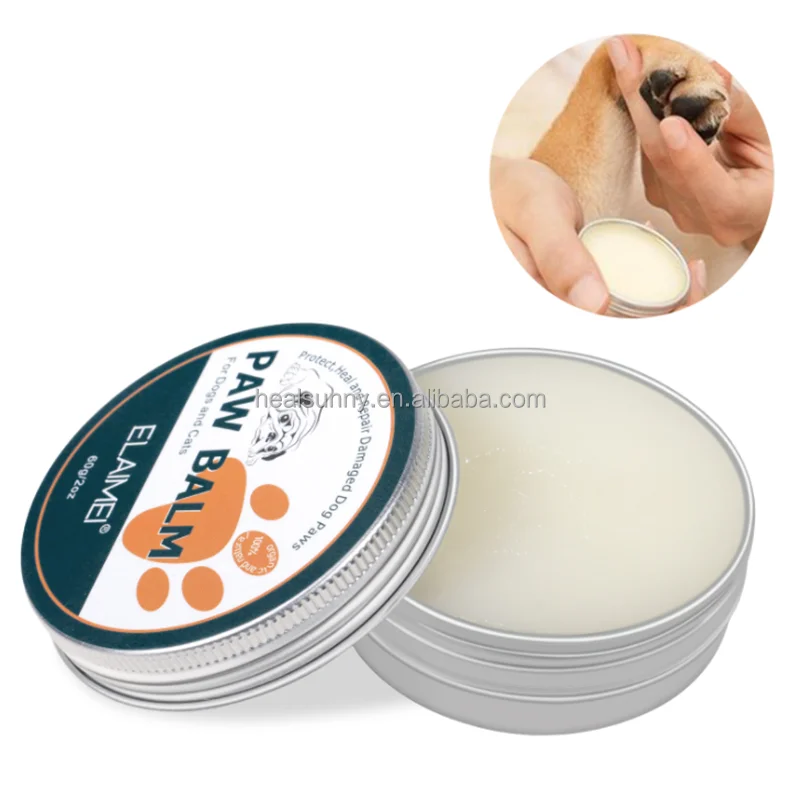 

OEM private label organic Natural Repairs Damaged Smoothing Paw Wax balm stick pet dog and cat all-natural nose paw balm