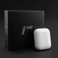 

Factory sell high quality 5.0 TWS 1:1 mini earbuds in ear sensor and popup true wireless earphone knock control i100 tws