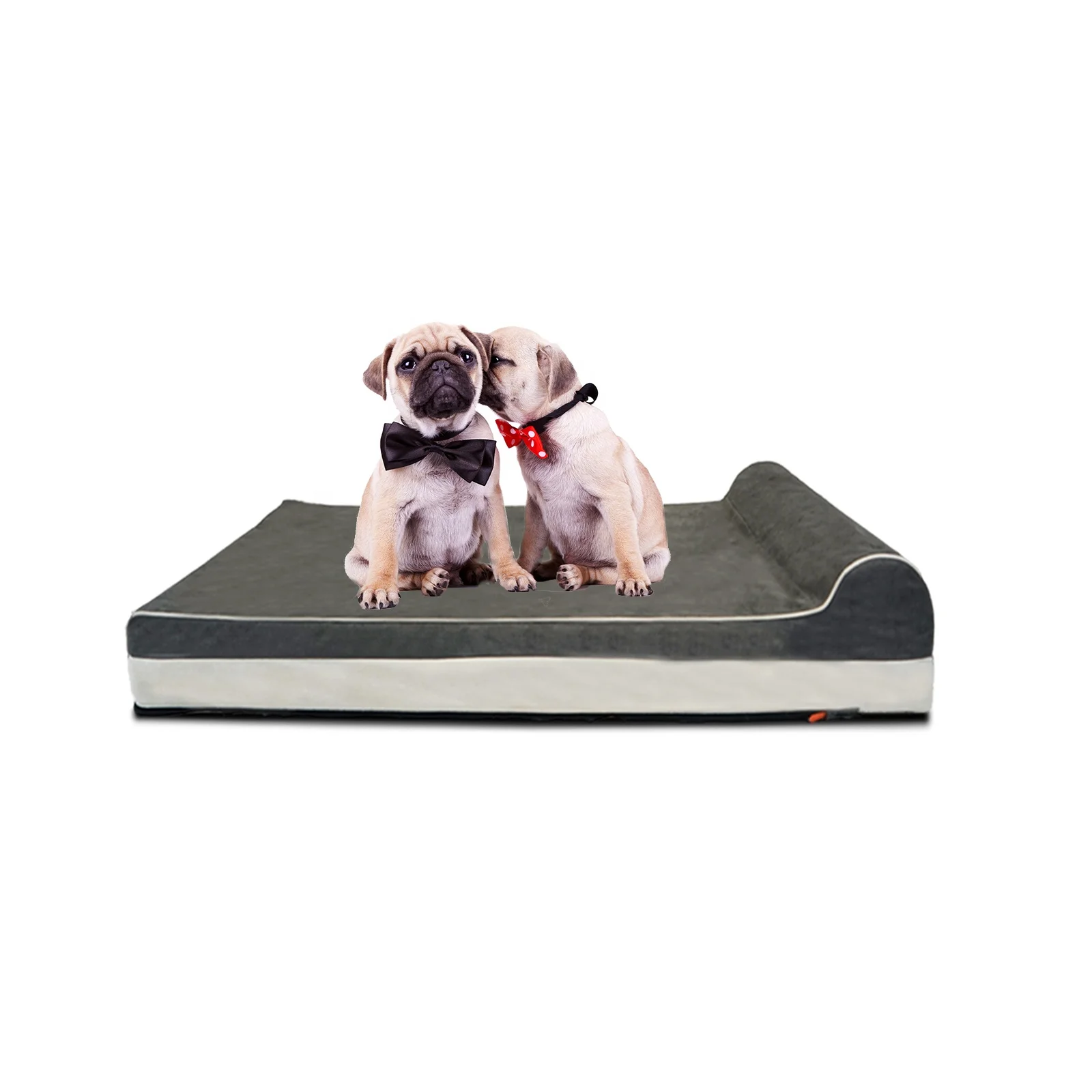 

China Laifug Pet Supplies New Product Custom Made Large Bestseller Waterproof High End Orthopedic Memory Foam Dog Sofa Bed