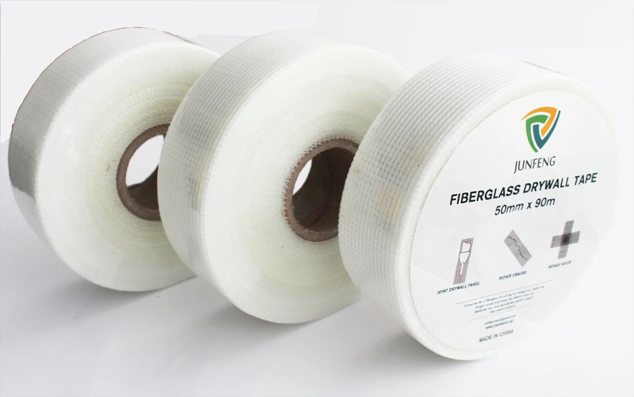Self Adhesive Fiberglass Mesh Tape For Drywall Sheetrock Tile Backer