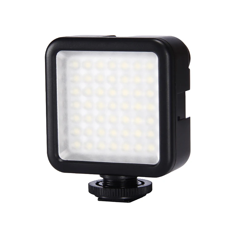 

Mini W49 LED Video Light Camera Lamp Light Photo Lighting For Canon/For Nikon/For Sony Camera Camcorder smartphone, Black