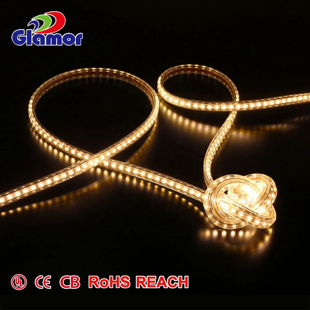 CE Ultra Soft LED Strip Light 50m SMD2835 Single Line; Light Diffusing Tape with IP65 Waterproof