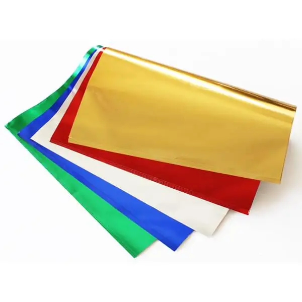 Aluminum Foil Paper Coated Metallic Foil Paper Double Side Metallic