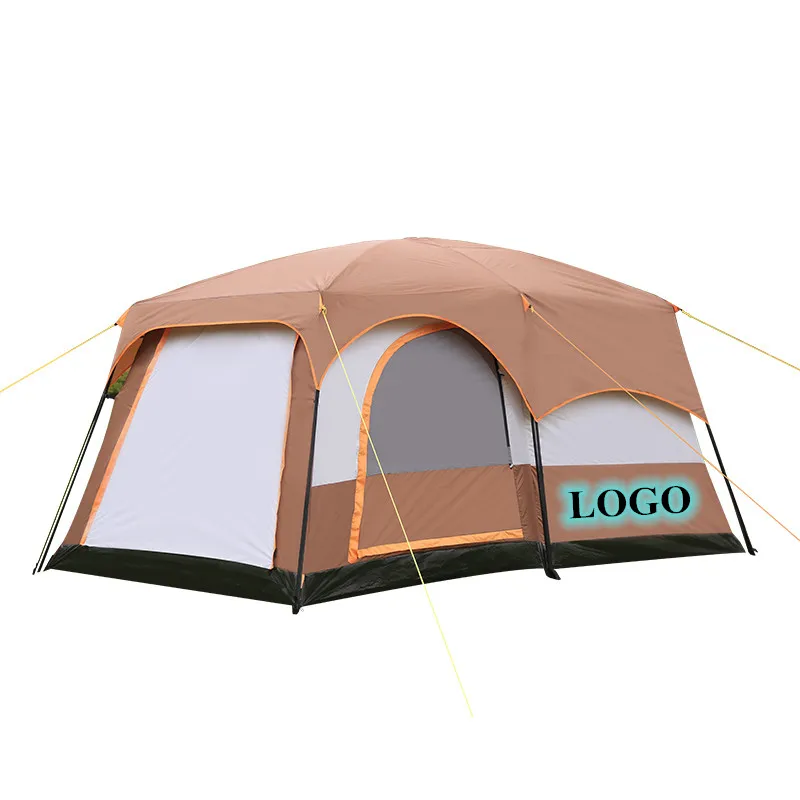 

Super Large Wholesale Camping Double Layers Waterproof 10 Person Two Bedroom One Living Room Tent For Family Party
