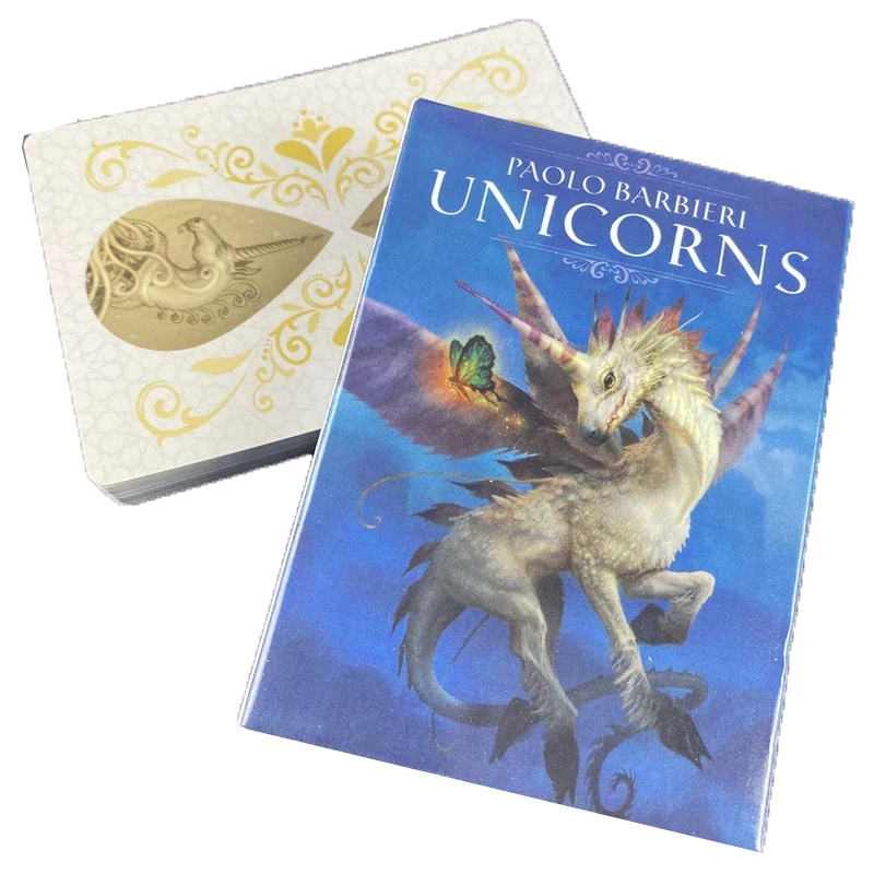 

NEW Barbieri Unicorns Oracle Full English Classic Board Games Cards Imaginative Oracle Divination Fat Game Tarot Cards With PDF