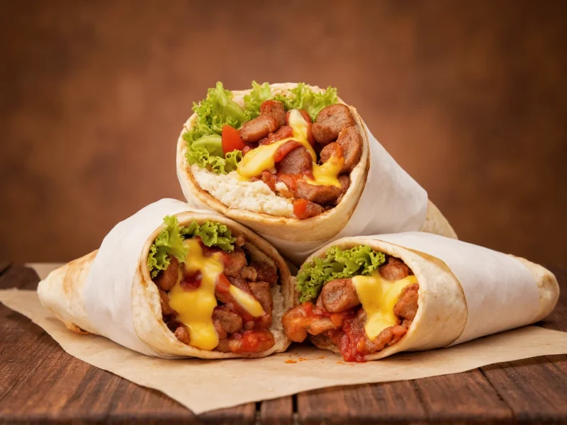 McDonald's Sausage Burrito Nutrition Facts (290 Calories)