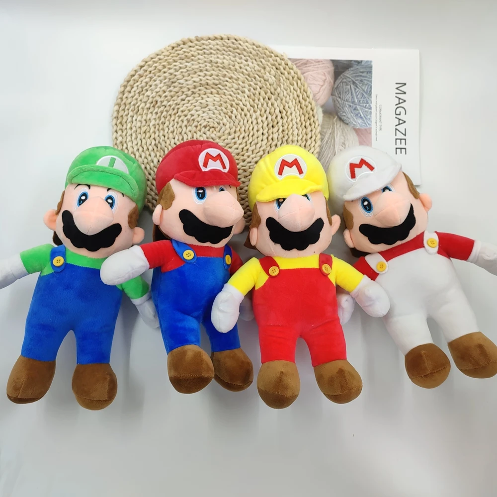 

Wholesale Mario Game Anime Characters Decoration Dolls 25cm Super Mario Bros Plush Toy