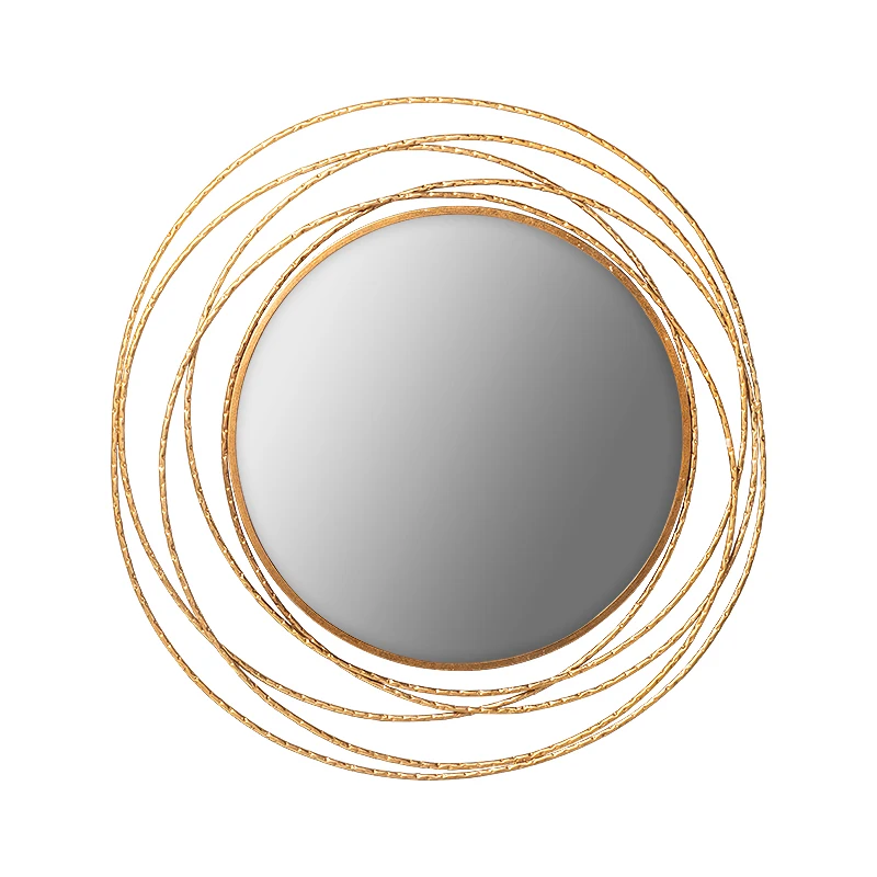 

Mirror New Dressing Round Big Glass Vintage Antique Decorative Living Room Acrylic Mirror Wall Decor, Same as pictures