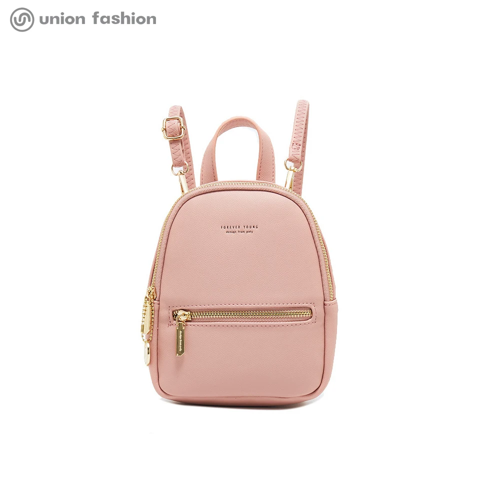 
Union Fashion Luxury Custom Logo Luxury New Design Women Mini Backpack 