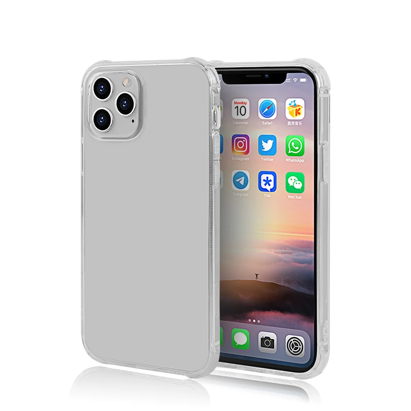 

Hot New 360 Full Protective Flexible Tpu Mobile Phone Case Cover For iPhone 12 Pro