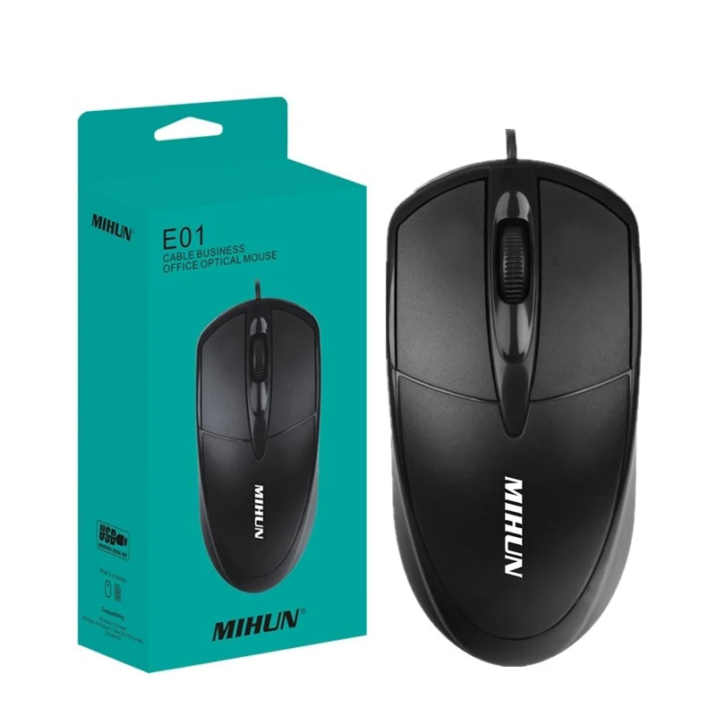 

Wholesale E01 wired mouse USB laptop external desktop office home business gift mouse