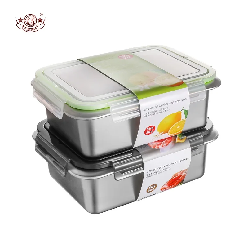 

Multi color food containers microwave safe stainless steel 304 food containers storage