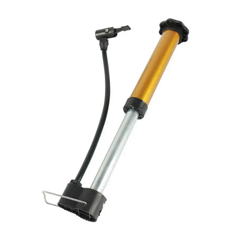 

Non-gummed steel tube gold cylinder Bicycle Mountain Bike portable inflator