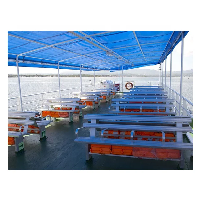 
50M Ro Ro Ship for Car and Passengers Steel Catamaran for Coastal Island Tour FastCat Ferry Vessel 
