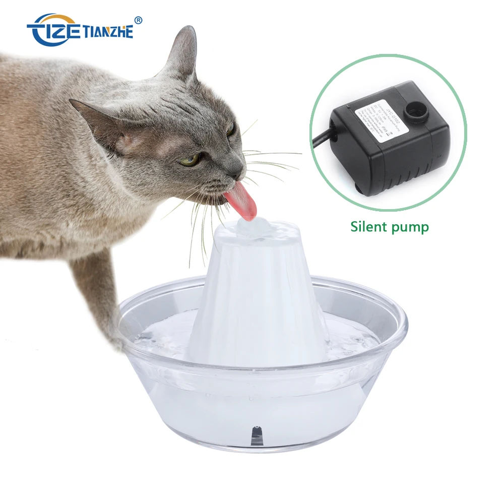 

Pet Fountain Water Bowl Intelligent Automatic Pet Fountain Water Drinking Feeder Cat Water Fountain For Cats, Blue, pink, white