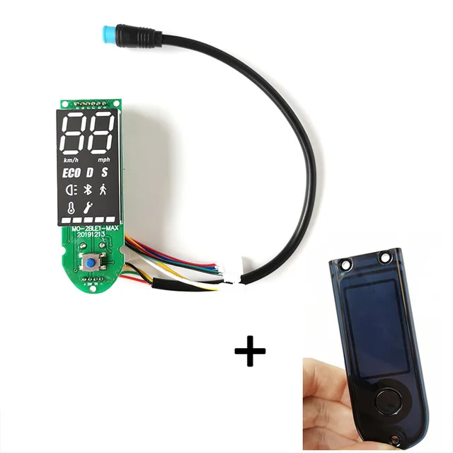 

Dashboard Circuit Board Bluetooth Connection With Cover For Ninebot Max G30 Scooter Display Repair Spare Parts Accessories, Black