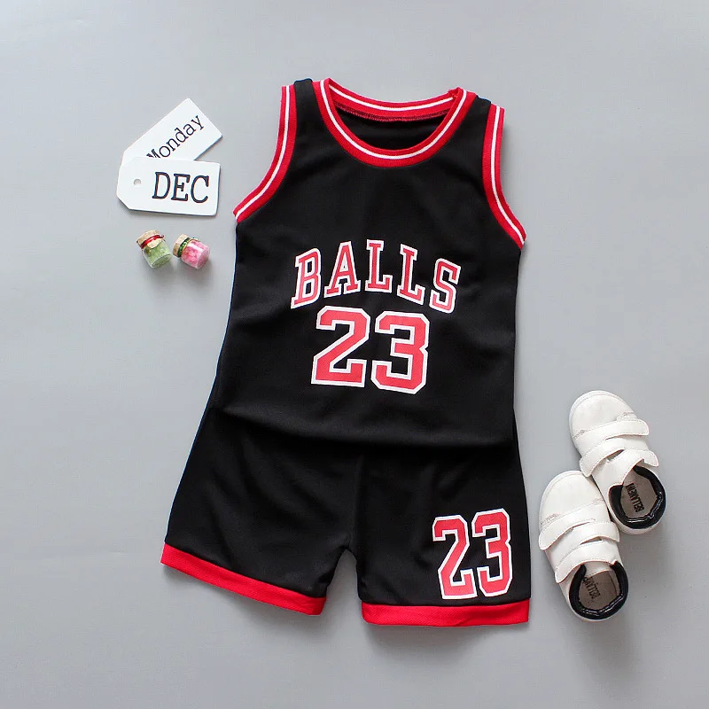 

Summer clothes baby jogger set fashion basketball letter clothes new born baby boy clothes, Picture