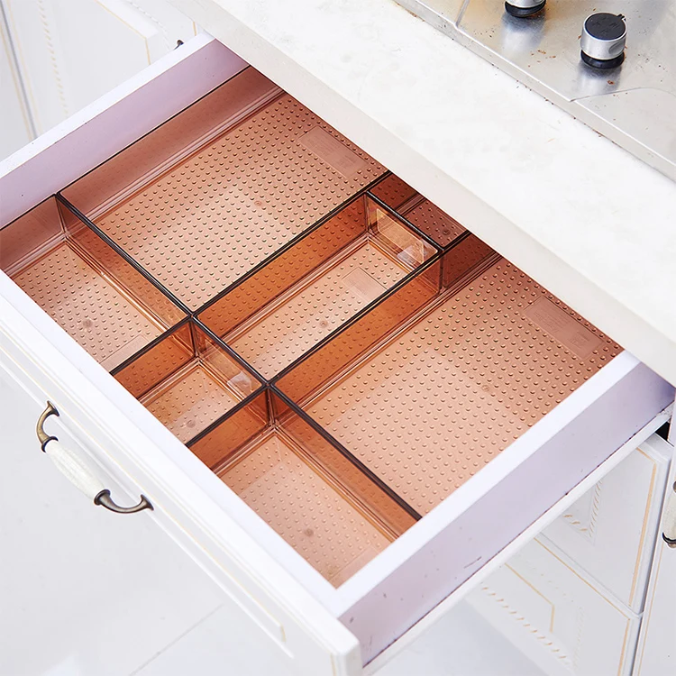 

Container drawer clear storage box plastic organizer drawer for kitchen