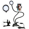Rechargeable Phone Holder Selfie Ring Photo Studio S15 Ring Light with Table Clip