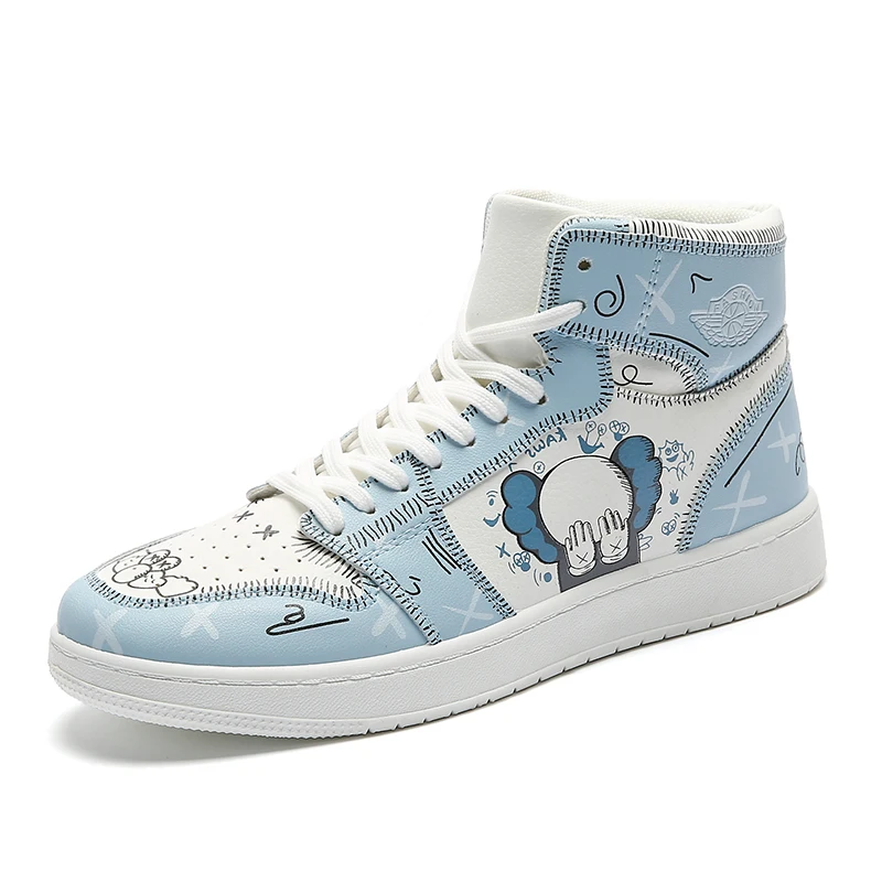 

Ziitop Sesame Street Anime Custom Shoes High Top Casual Men Sneakers Men Shoes Men Running Shoes, Black;white;grey