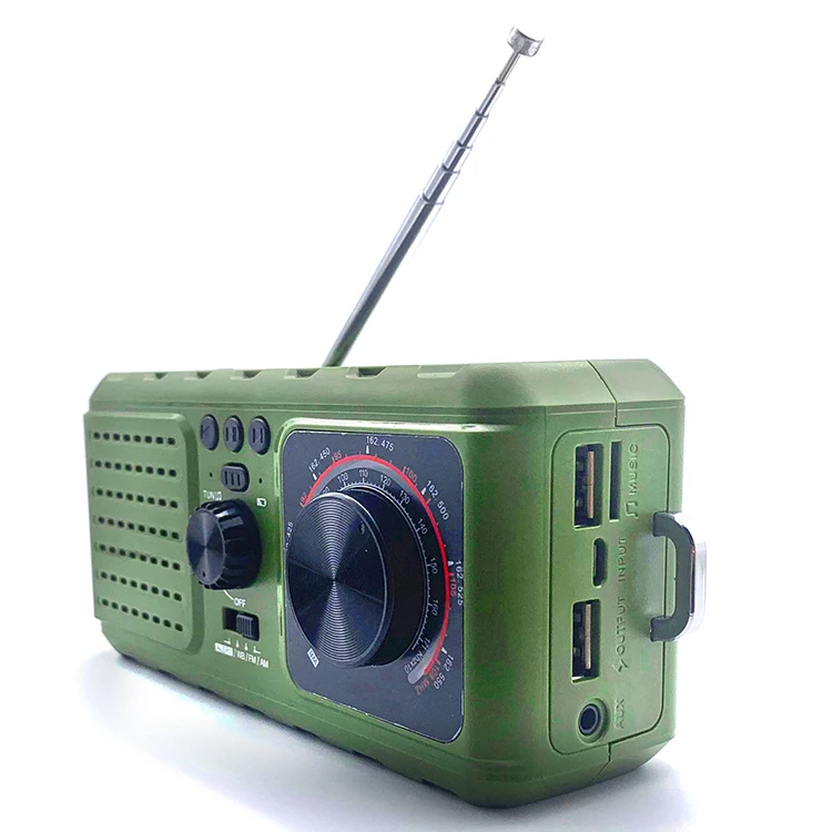 

Factory Direct Supply Newest am fm noaa emergency radio noaa solar emergency powered radio for earthquake rescuing, Customized