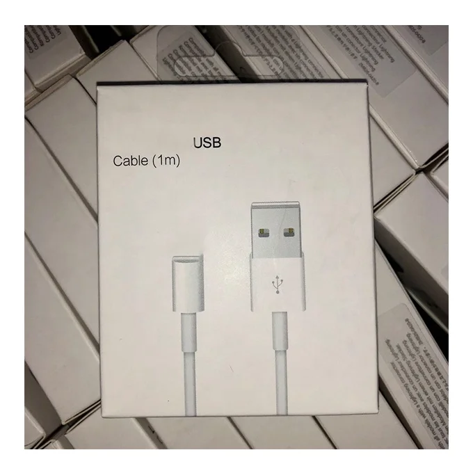 

for iphone foxconn cable phone charger charging usb data cable with packing 1M Original