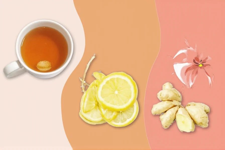 Fresh ginger root being grated for homemade ginger tea preparation