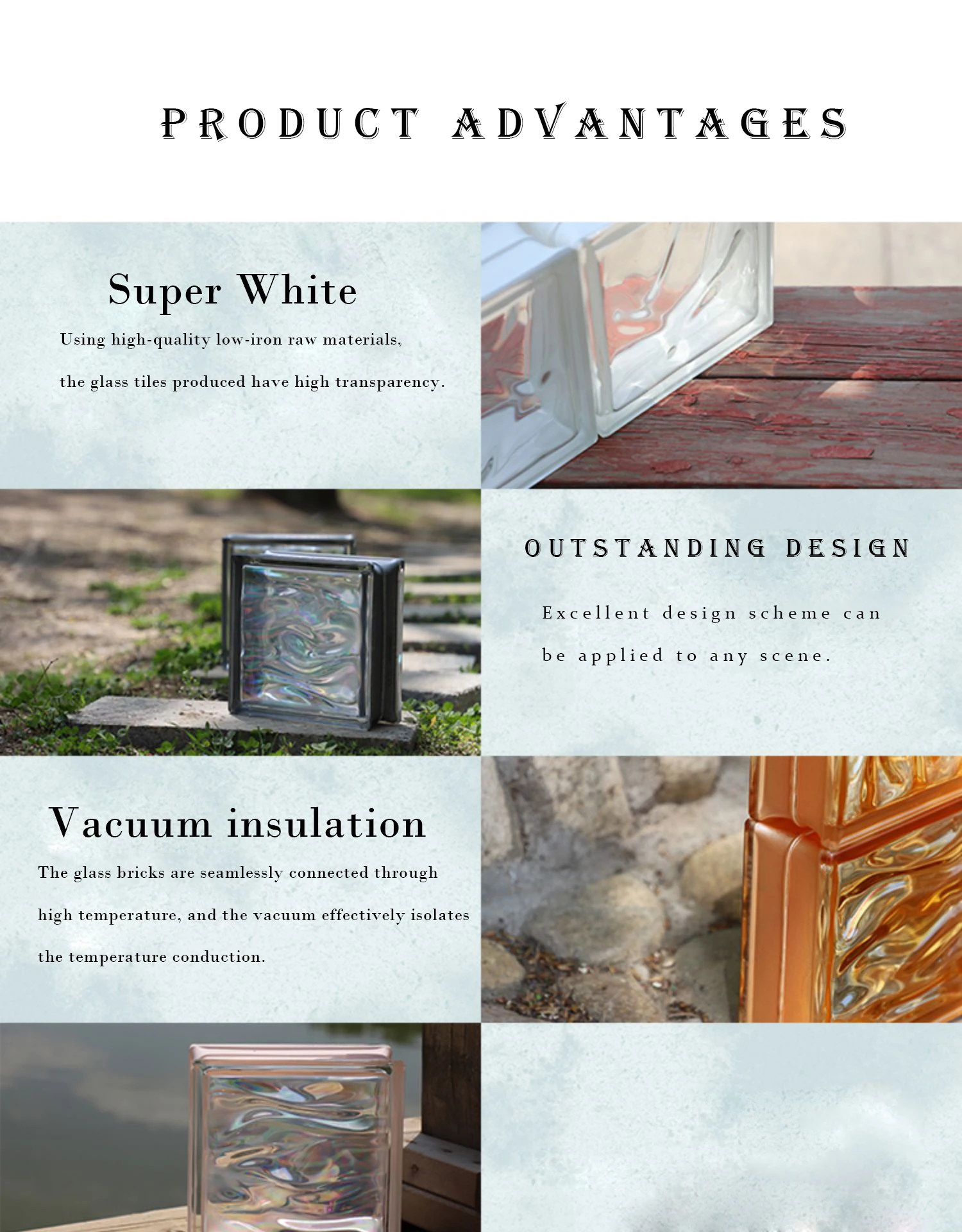 Factory Direct Glass Wall Brick Glass Blocks Wholesale Price Buy