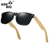 

ADE WU FSK2140 OEM Classic Custom Printed Wooden Sun Glasses Bamboo Polarized Sunglasses with FDA CE UV400