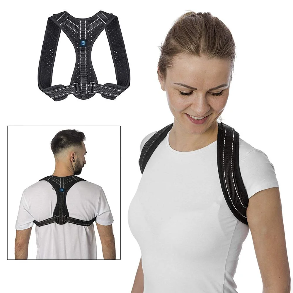 

Adjustable posture corrector Posture Brace Back Straightener Posture Support, Black