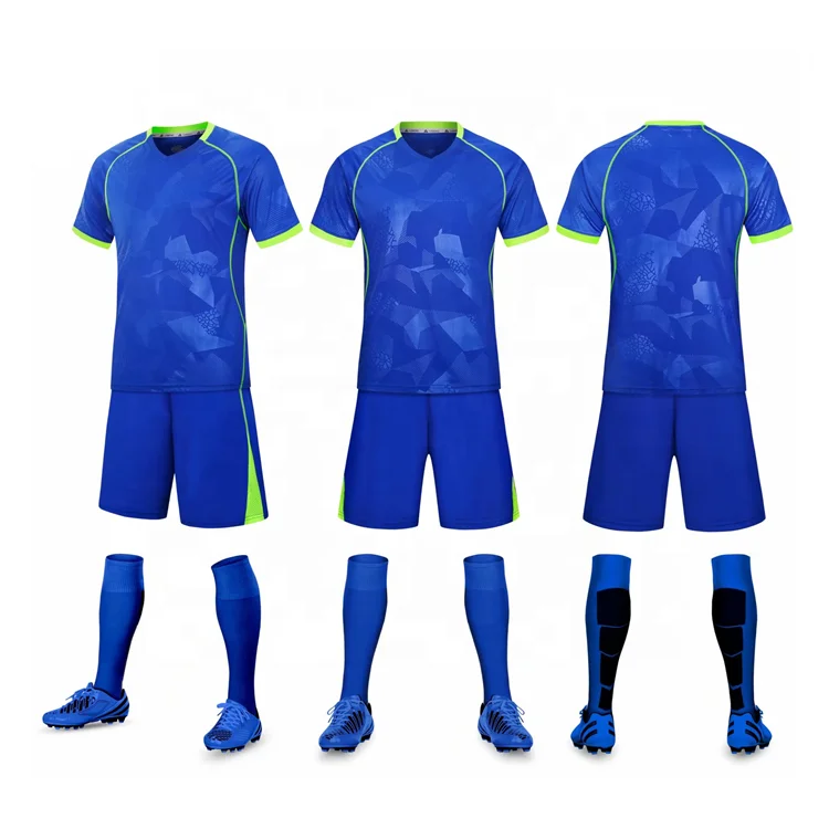 

Quick Dry Polyester Sport Uniforms Custom Plain Jersey Soccer Team, Any colors can be made