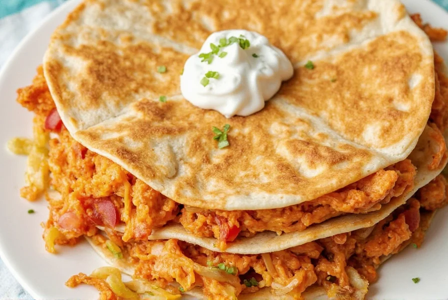 Quesadilla with Sauce