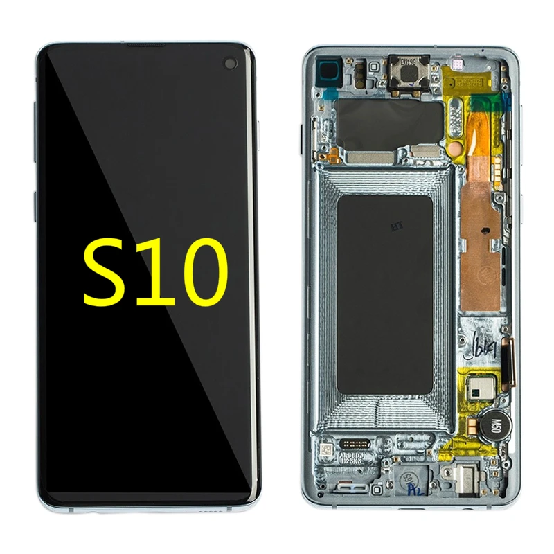 

S10 5G LCD Touch Screen For Samsung Galaxy s5 s6 s7 s8 s9 s10 s7 edge s8 plus s9 plus s10 plus with frame