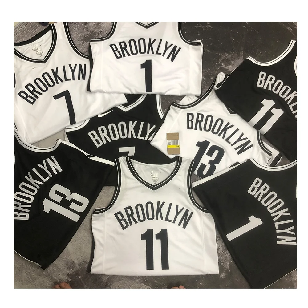 Drop Shipping Men's Bklyn Nets Uniform Griffin Kevin Durant James Harden Kyrie Irving Mikal Bridges Basketball Jersey