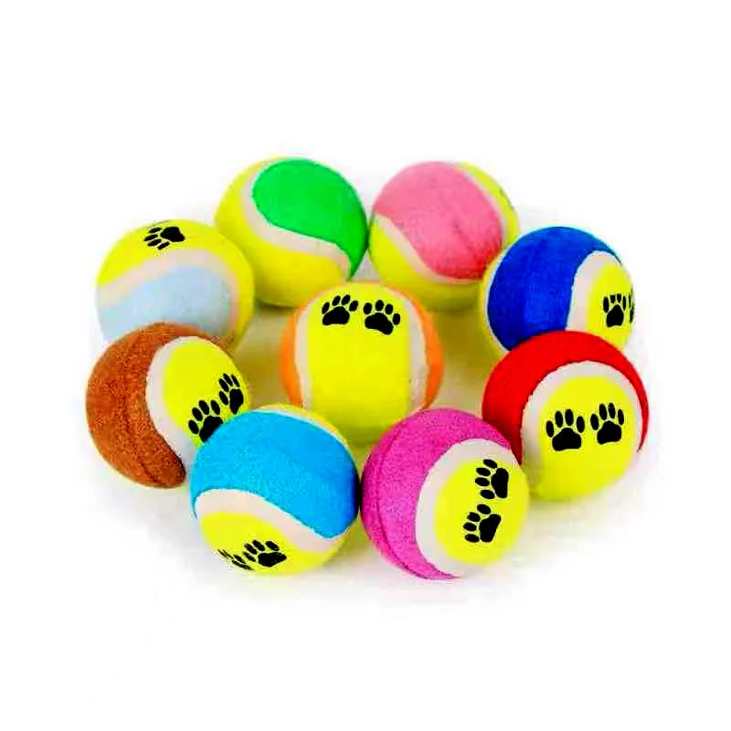 

Wholesale Pet Training Tennis Ball Toys No Elastic dog chew toy cat playing interactive toy, Customized color
