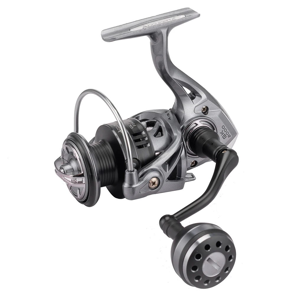 

Direct Selling Custom Logo Freshwater Fsihing Spinning Fishing Reel, Black