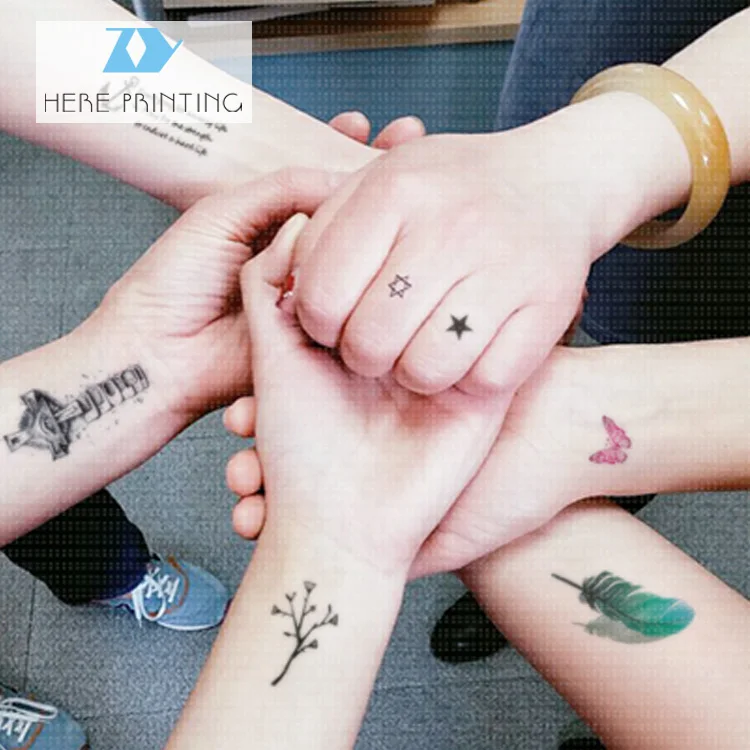 Buy Temporary Tattoowala Line Heart Faith hope Love Cute Girl Boy Designs  Pack of 4 Temporary Tattoo Sticker For Men and Woman Temporary body Tattoo  (2x4 Inch) Online at Best Prices in