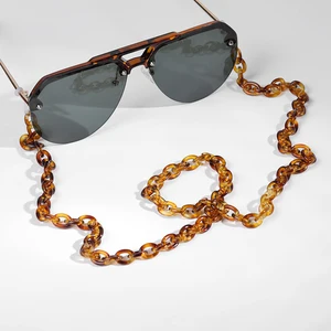 Tortoise Shell Eyeglasses Chain Acrylic for Women, Tortoise Sunglasses Holder Chain Free Dropshipping 2