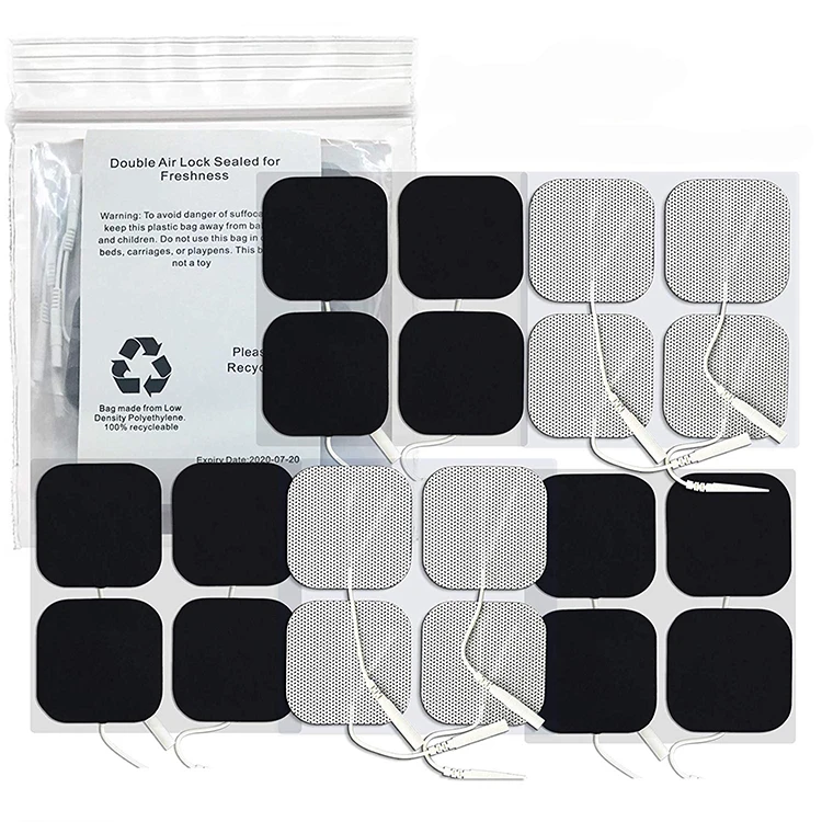 Tens Unit Electrodes Pads 2"x2" Replacement Pads Electrode Patches For