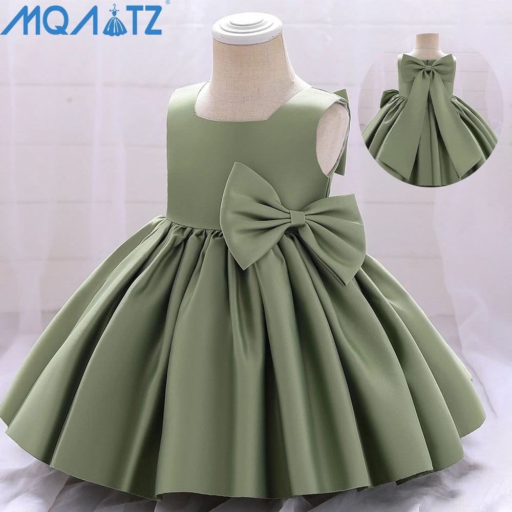 

MQATZ Girls Dress Summer Kids Birthday Party Infant One-year-old Baby Fairy Princess Dress