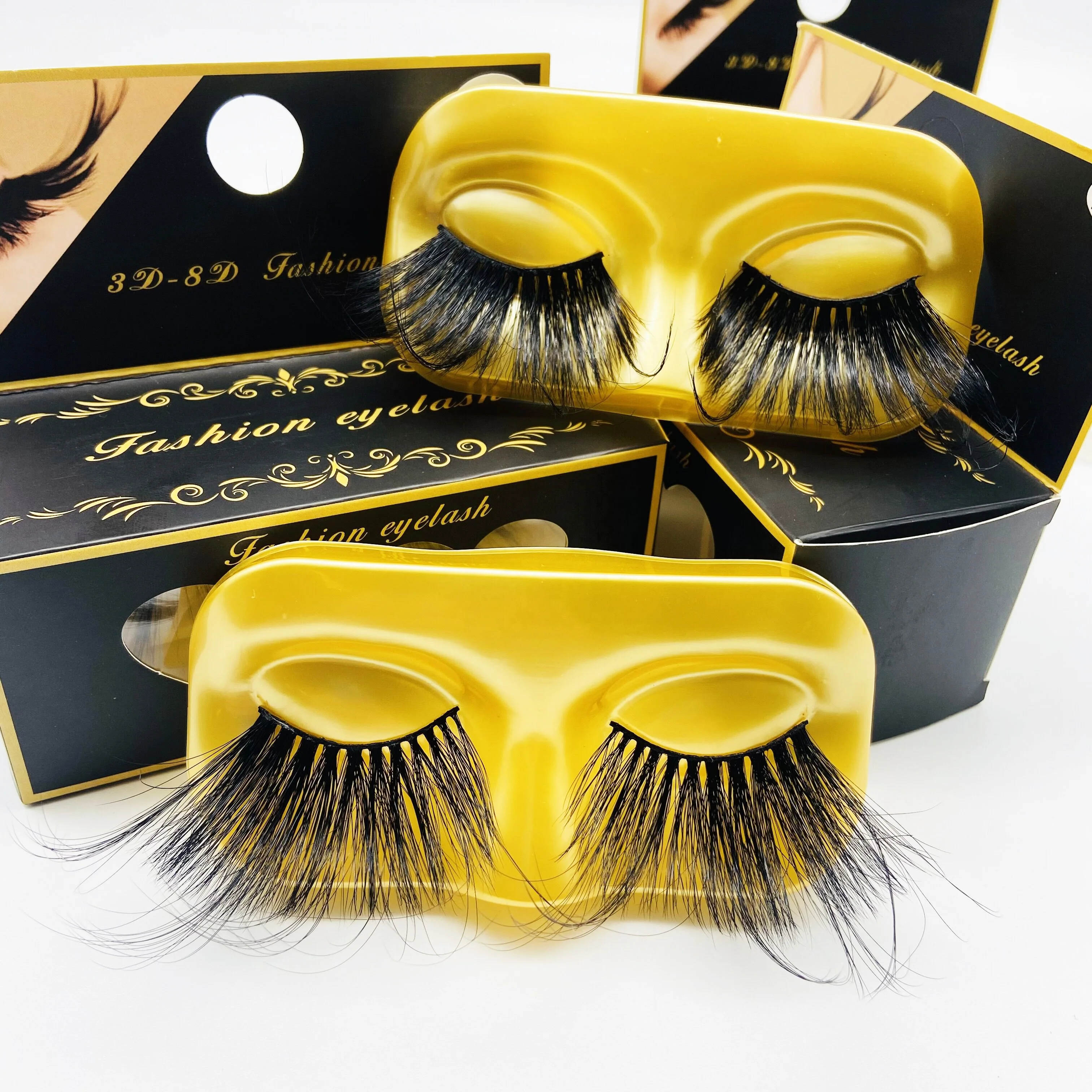 

Ready To Ship High Quality 10D 70MM False Full Mink Eyelashes Custom Lashbox Packaging Lash Vendor