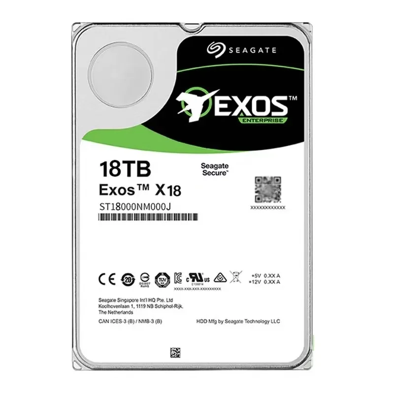 

Wholesale ST18000NM000J 18TB Exos X18 7200 RPM SATA 6Gb/s 256MB Cache 3.5-Inch Enterprise Hard Drive HDD