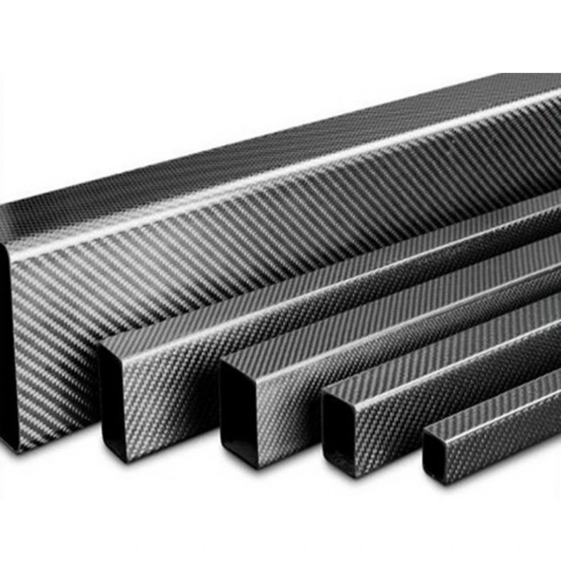 Customized Square Carbon Fiber Tube Products
