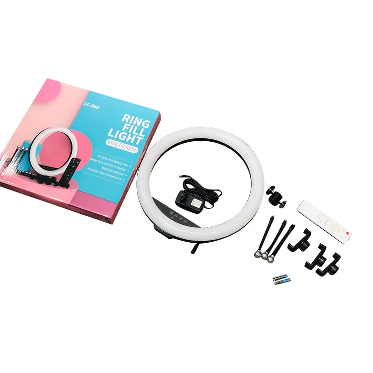 

LC-360 selfie colorful led ring fill light